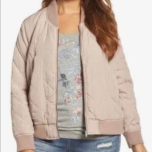 Lucky Brand Quilted Bomber Jacket